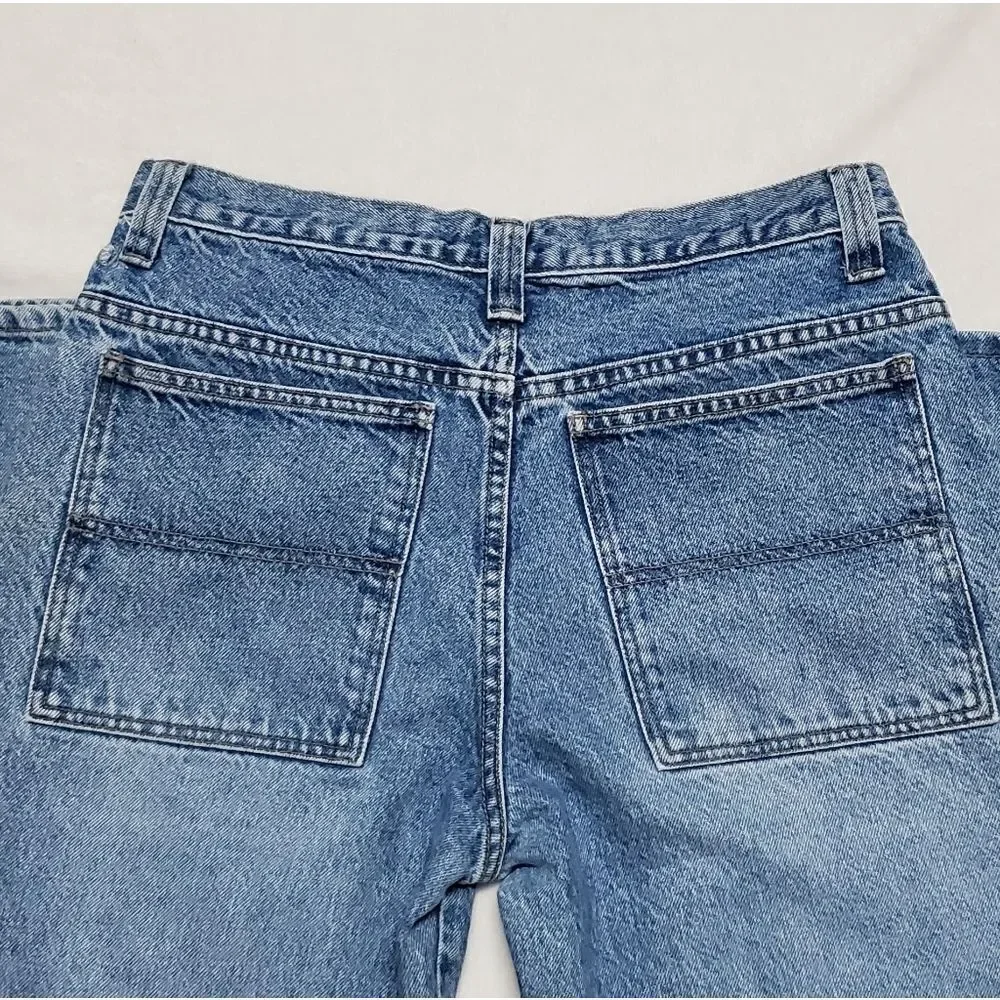 RARE Vintage 1990s AE Dungarees Distressed Button-Fly Baggy Cargo Jeans